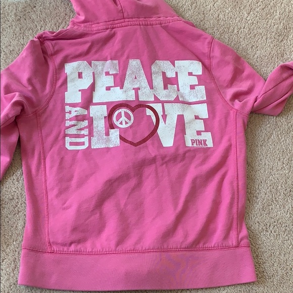 PINK Victoria’s Secret Full Zip Lite Hoodie - Picture 4 of 6